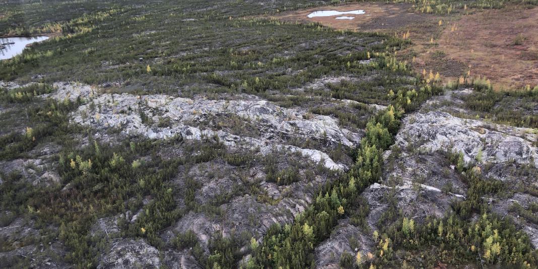 Lithium pegmatite dyke